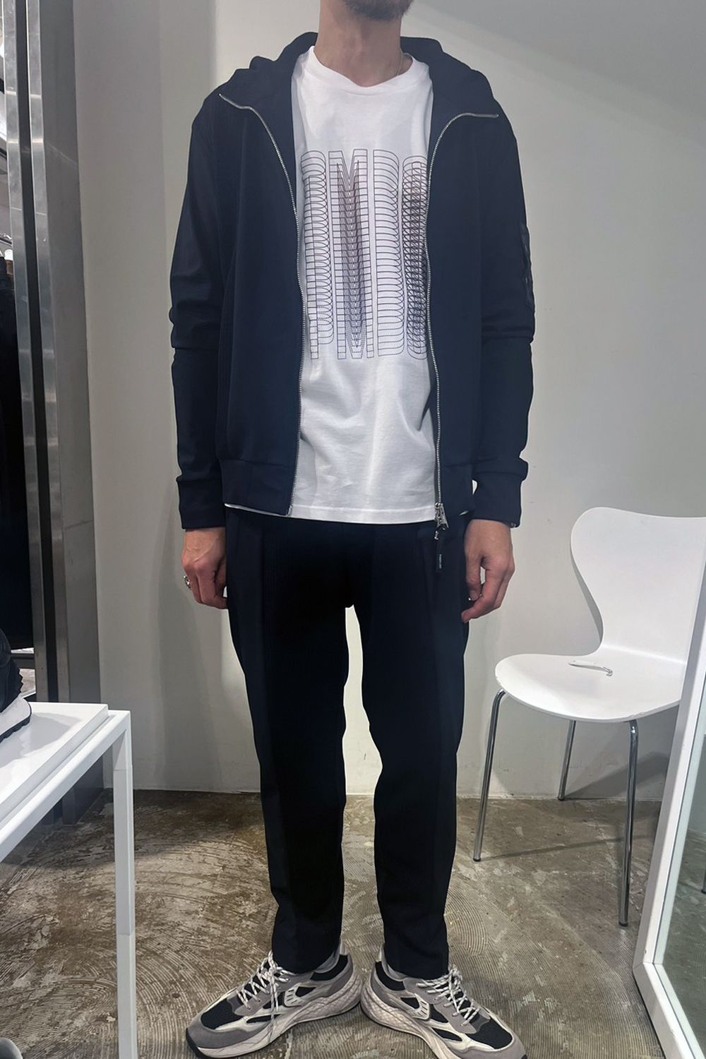 【26AW】 JUAN PANT / ハイブリッド ロングパンツ (ブルーネイビー) (9月入荷予定)
