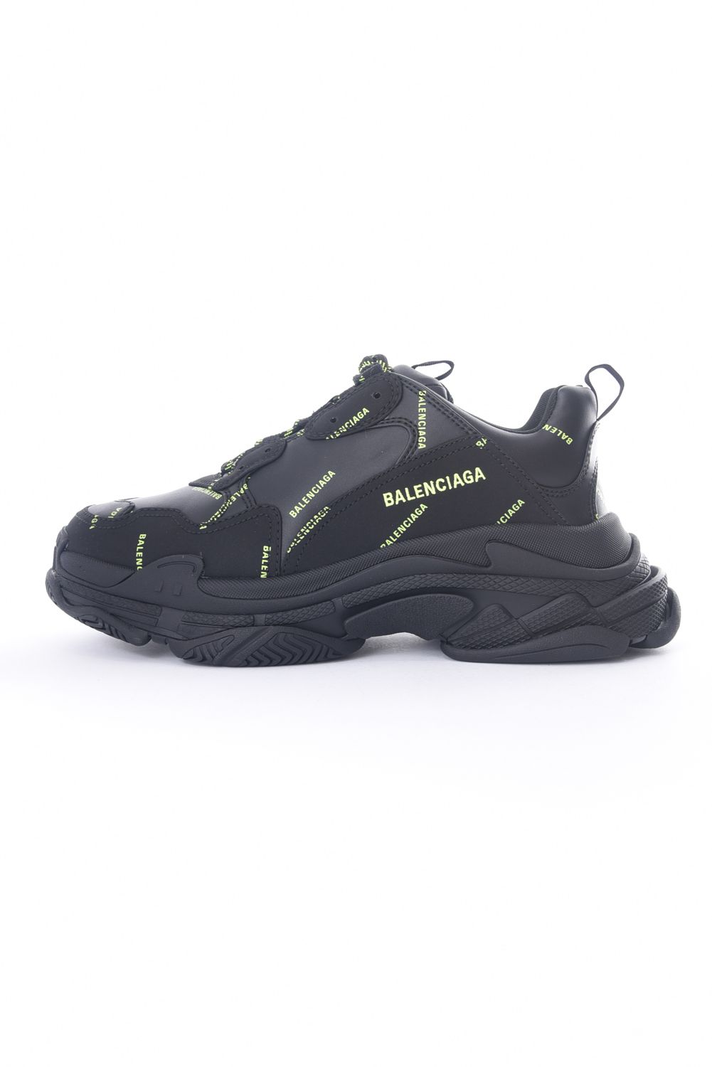 TRIPLE S SNEAKERS / トリプルエス スニーカー ブラック×イエロー - 41