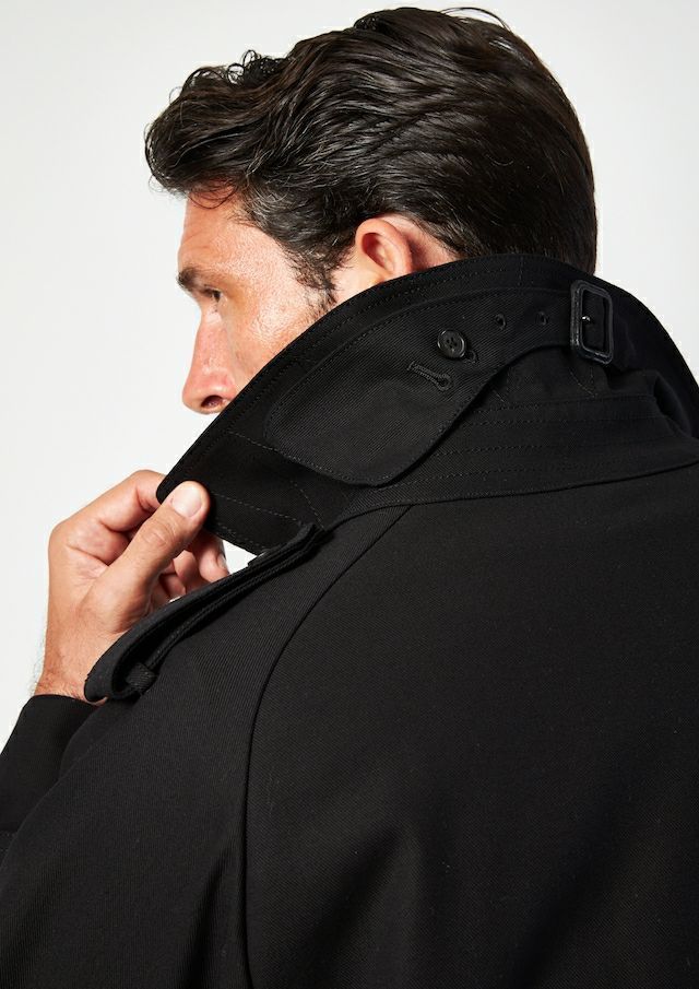 【BLACK MILITARY Vol.17】 FIRST TRENCH COAT BLACK (11月下旬入荷予定) ※オーダー締切 9/7(水)11:59迄