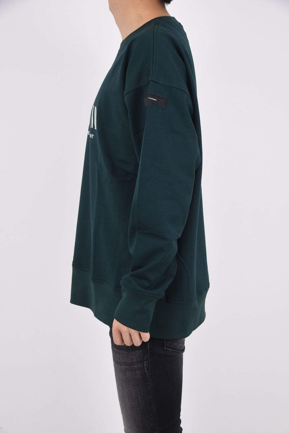 ID ROGO TRAINER / フロントロゴ ロングスリーブ トレーナー グリーン