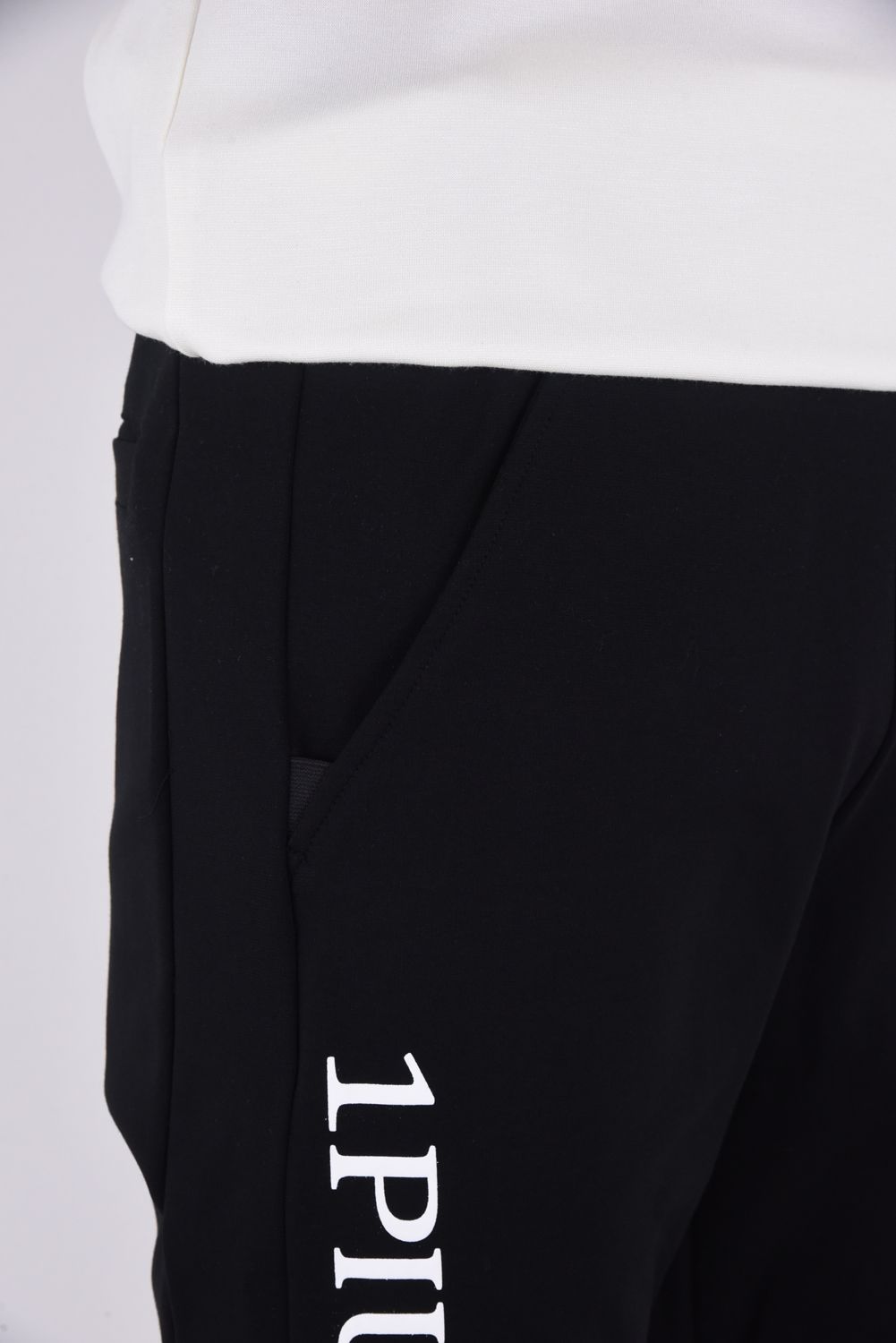 113 SPORT / THESAINT MAFIA / 113 LOGO PRINT PT BK / 113ロゴ ハイテンションジャージ パンツ ブラック