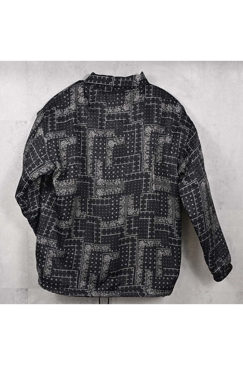 FUR COACH JK  /  コーチジャケット (ペイズリーブラック) (11月中旬入荷予定) ※オーダー締切：9月1日(月)18:00