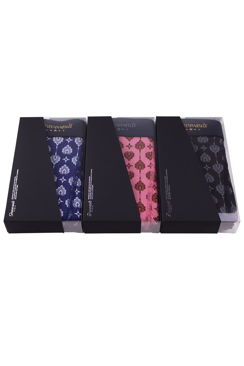 Botanical Plants Short Boxer - ネイビー