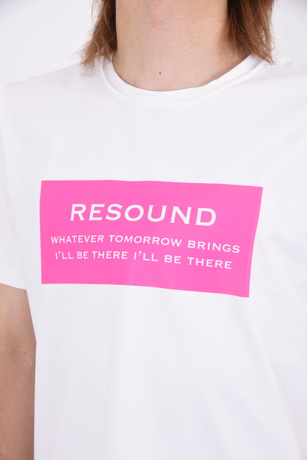 Resound Clothing Box Rogo Rush Tee ボックスロゴ ラッシュガード クルーネック Tシャツ ホワイト ピンク Gossip