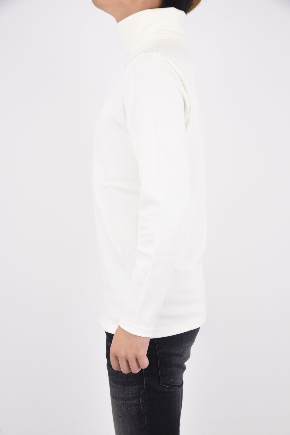 L/S TURTLE / ロングスリーブ ウォーム タートルーネック ホワイト