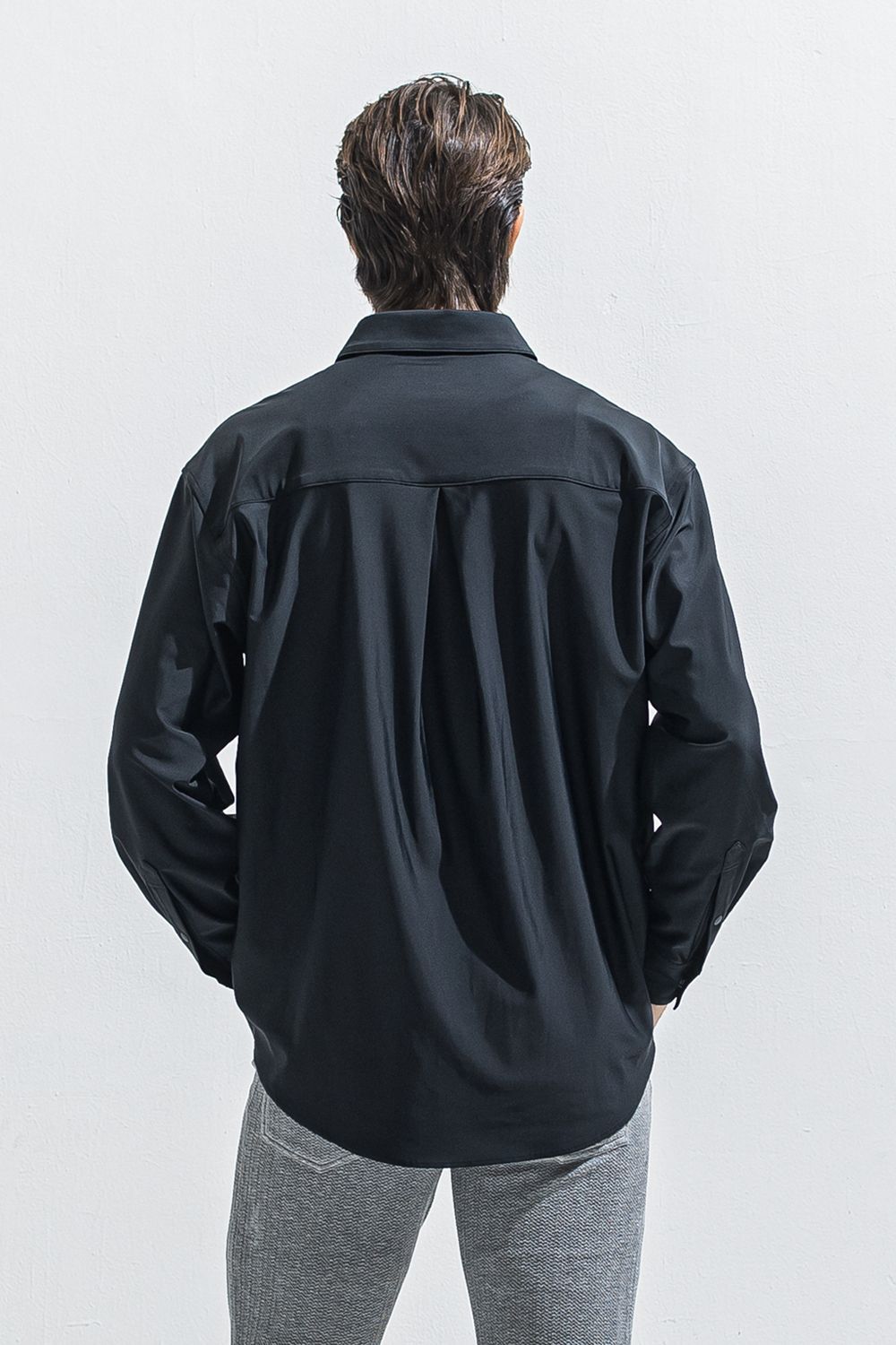 RUSH JACK SHIRTS / ラッシュガード ロングスリーブシャツ （ブラック） (4月中旬入荷予定) ※オーダー締切:2月15日(日)18時