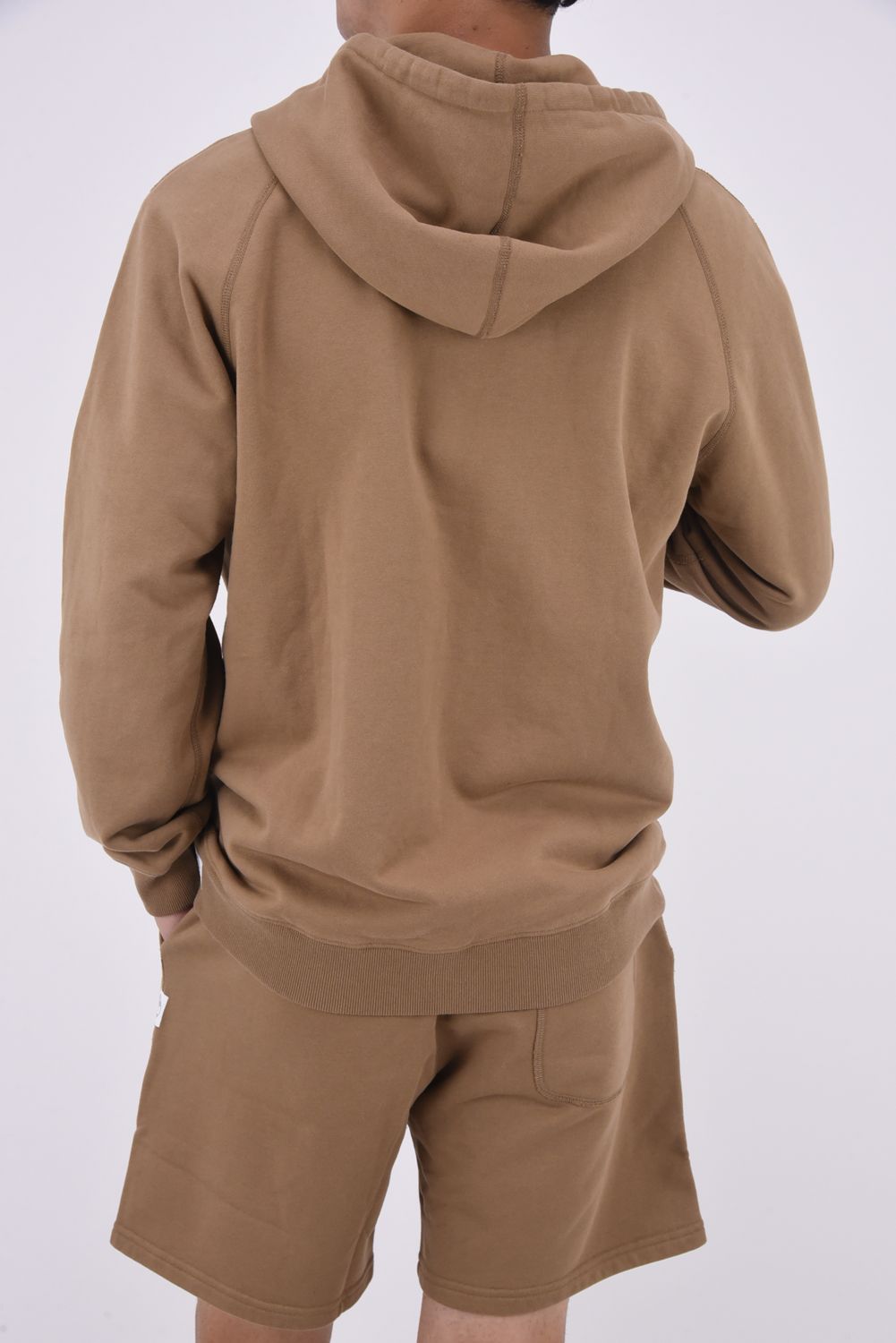 【国内正規品】【24SSシーズンカラー】 MIDWEIGHT TERRY CLASSIC FULL ZIP HOODIE / ミッドウェイトテリー フルジップパーカー リラックスシルエット クレイ