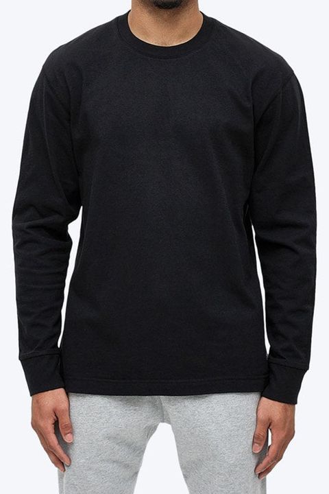 【国内正規品】 MIDWEIGHT JERSEY LONG SLEEVE / ミッドウェイト ジャージ 長袖Tシャツ ブラック