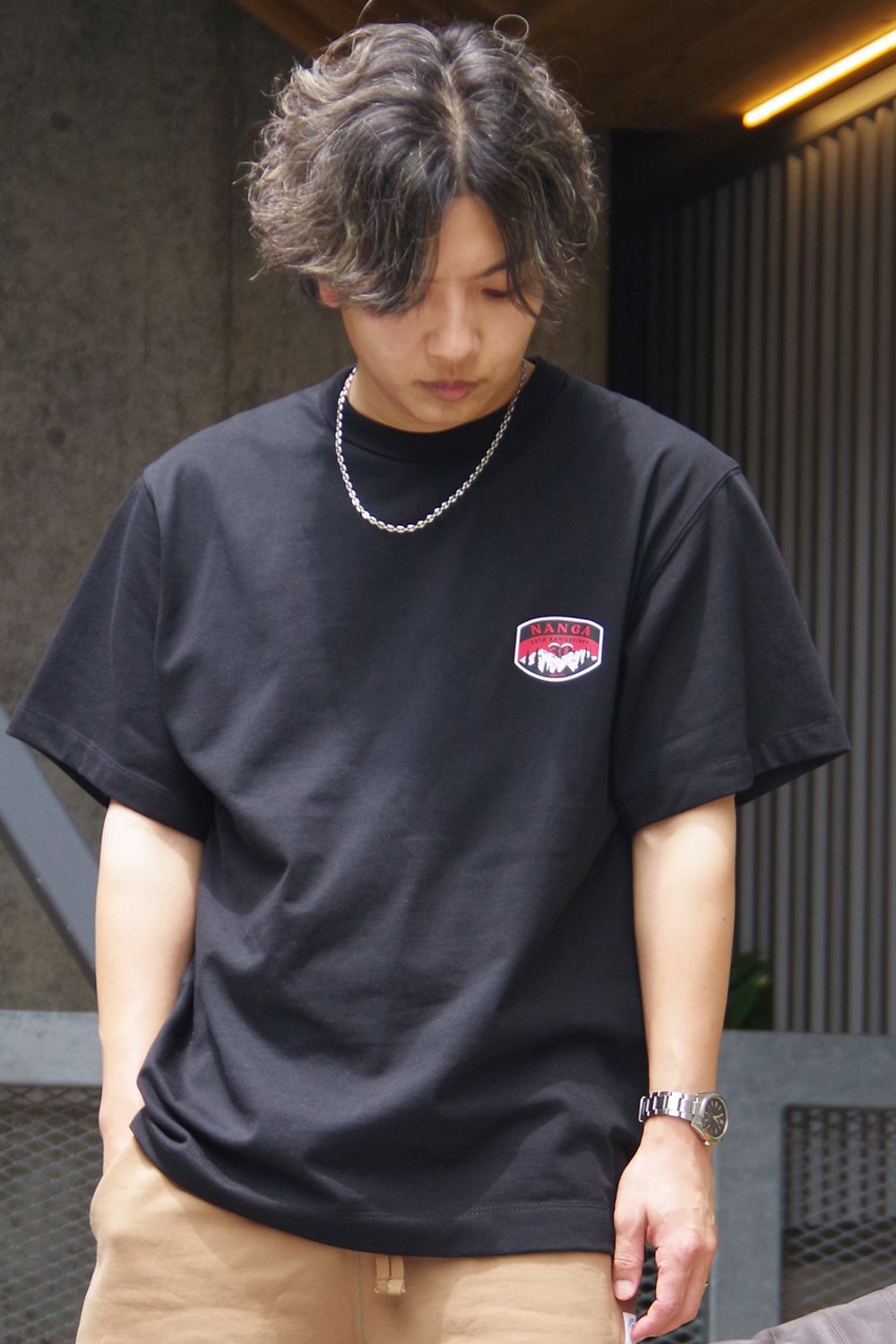 ECO HYBRID BOX LOGO EMBROIDERY L/S TEE(UNISEX) – NANGA