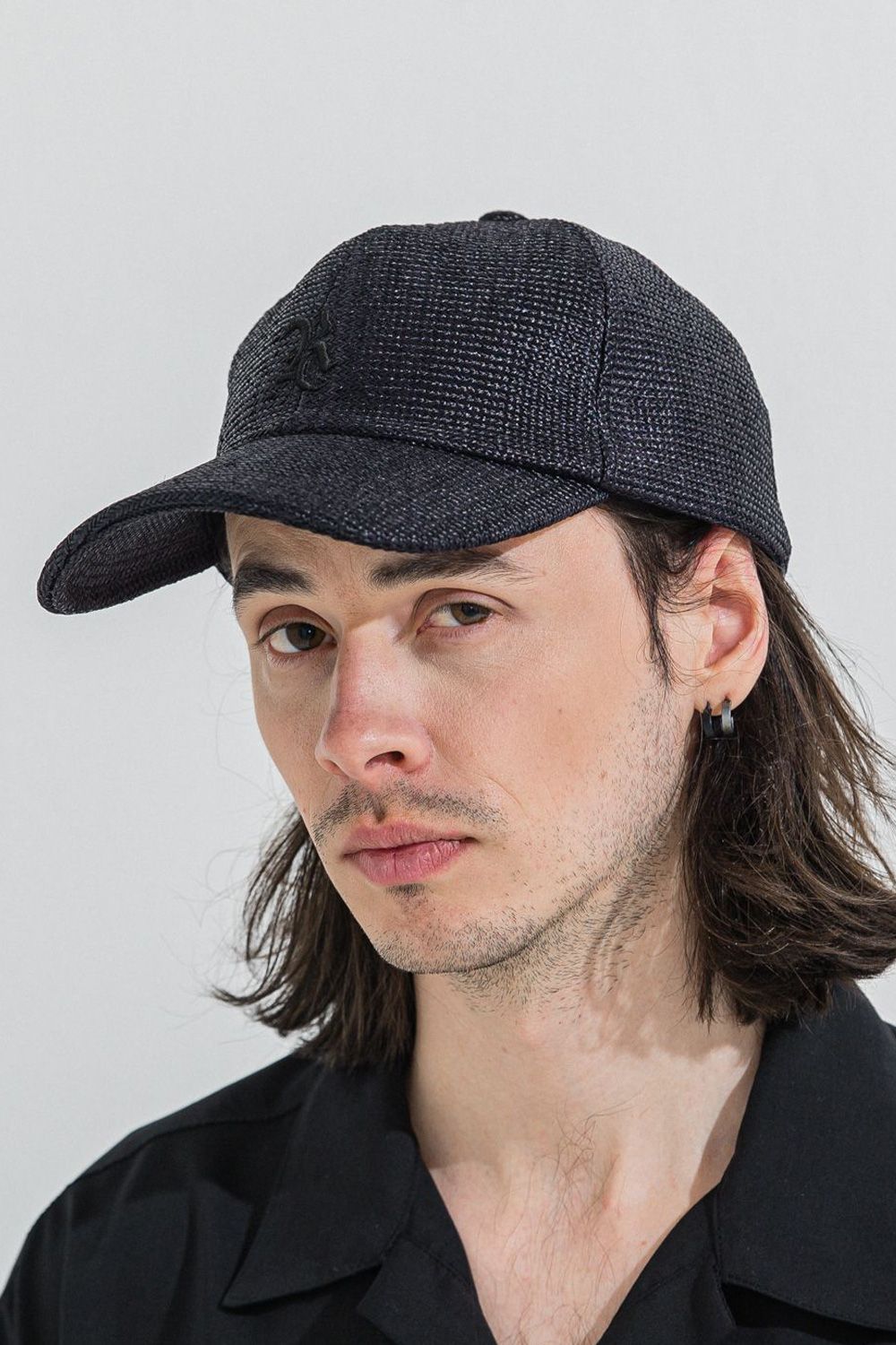 STRAW MESH LOW CAP / ストローメッシュ ローキャップ ブラック