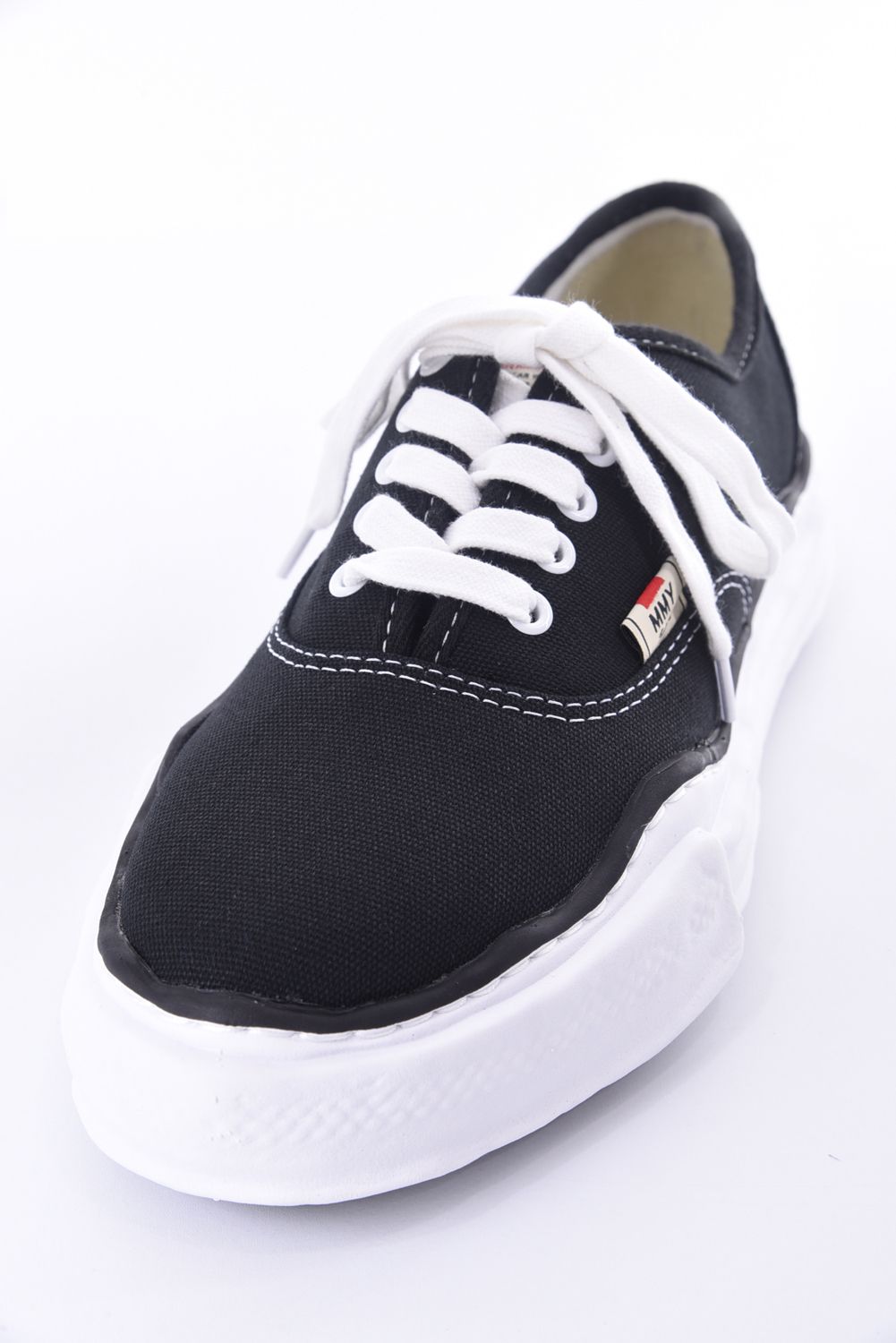 "BAKER LOW" OG sole lowcut sneaker / ベイカー オリジナルソール キャンバスローカット スニーカ ブラック