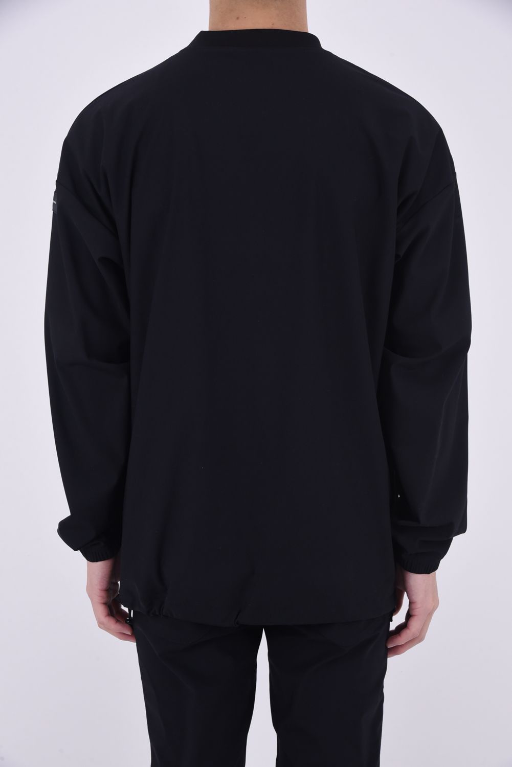 NYLON TECH PULL OVER / 高機能ナイロンマイクロファイバー プルオーバー ブラック