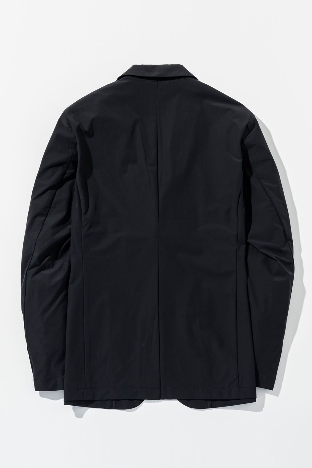 【26SS】 GLEN CHECK NYLON JACKET / グレンチェック テーラードシングルジャケット (ブラック) (2月上旬入荷予定)