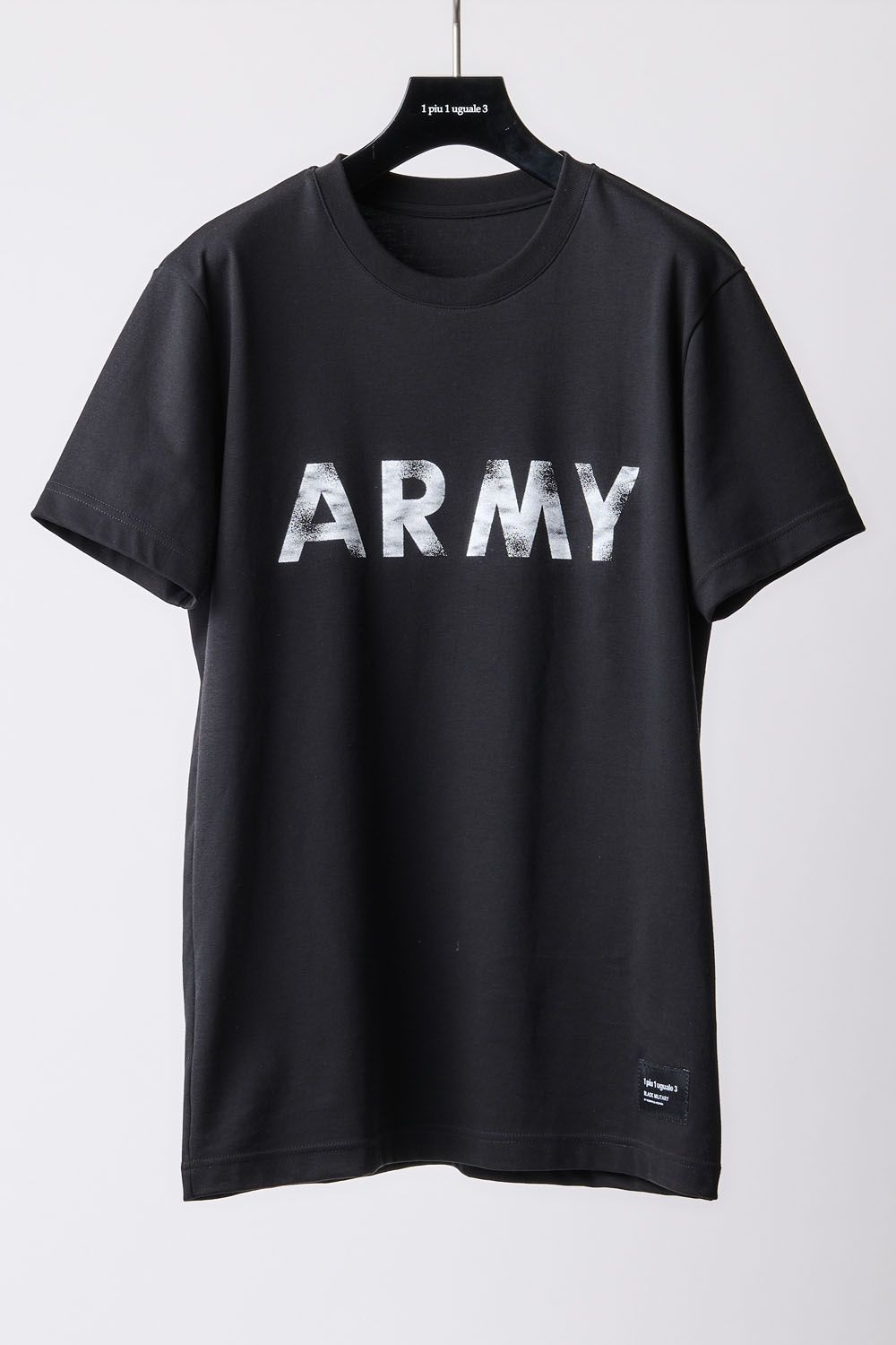 【BLACK MILITARY Vol.19】 VINTAGE LOGO ARMY T-sh BLACK / WHITE (8月頃入荷予定) ※オーダー締切 6/28(水)11:59迄