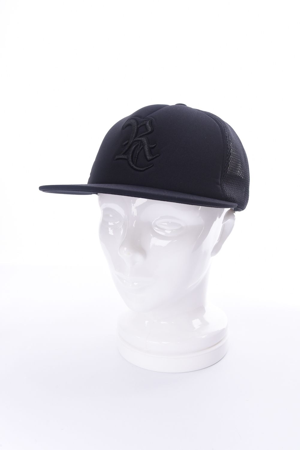 RC MESH CAP / RC3Dロゴ刺繍 メッシュキャップ ブラック