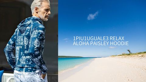 ラッシュガードなのに普段着として着れる！？ 毎年即完売続出！"水陸両用”ALOHA PAISLEY set up