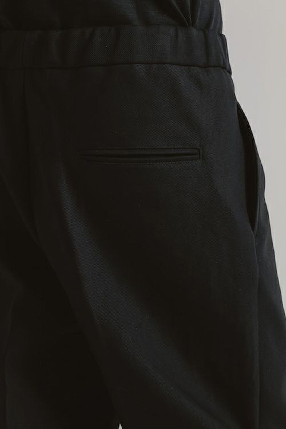 RELAX PANTS / コットン リラックス パンツ (ブラック）