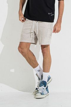 TYLER PILE SHORTS / オーガニックコットン パイルショートパンツ グレージュ
