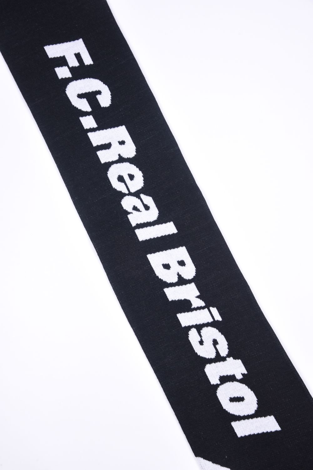 【WM  /  F.C.Real Bristol】 MUFFLER / ブリストル ニットマフラー ブラック