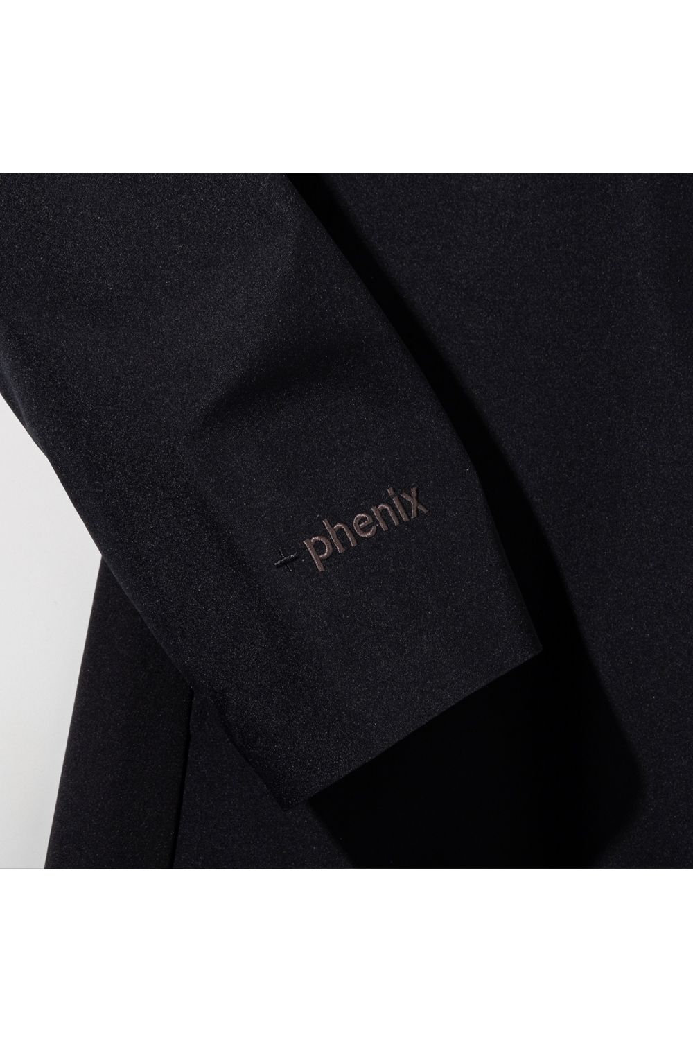 【+phenix】 GTX NO COLLAR JACKET / GTX ノーカラージャケット (ブラック) (9月中旬入荷予定)