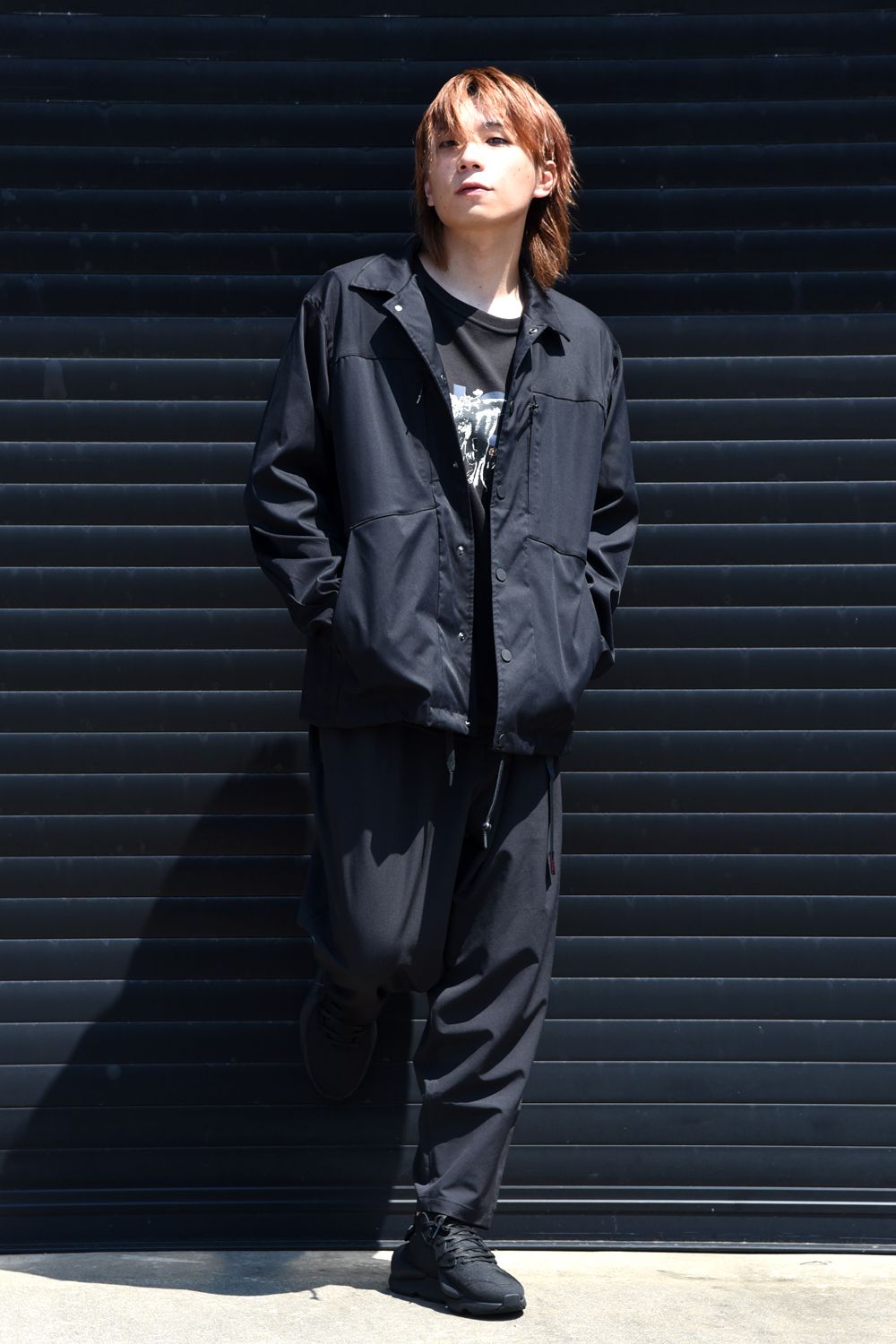 White Mountaineering - STRETCHED TWILL COACH JACKET / ロゴ
