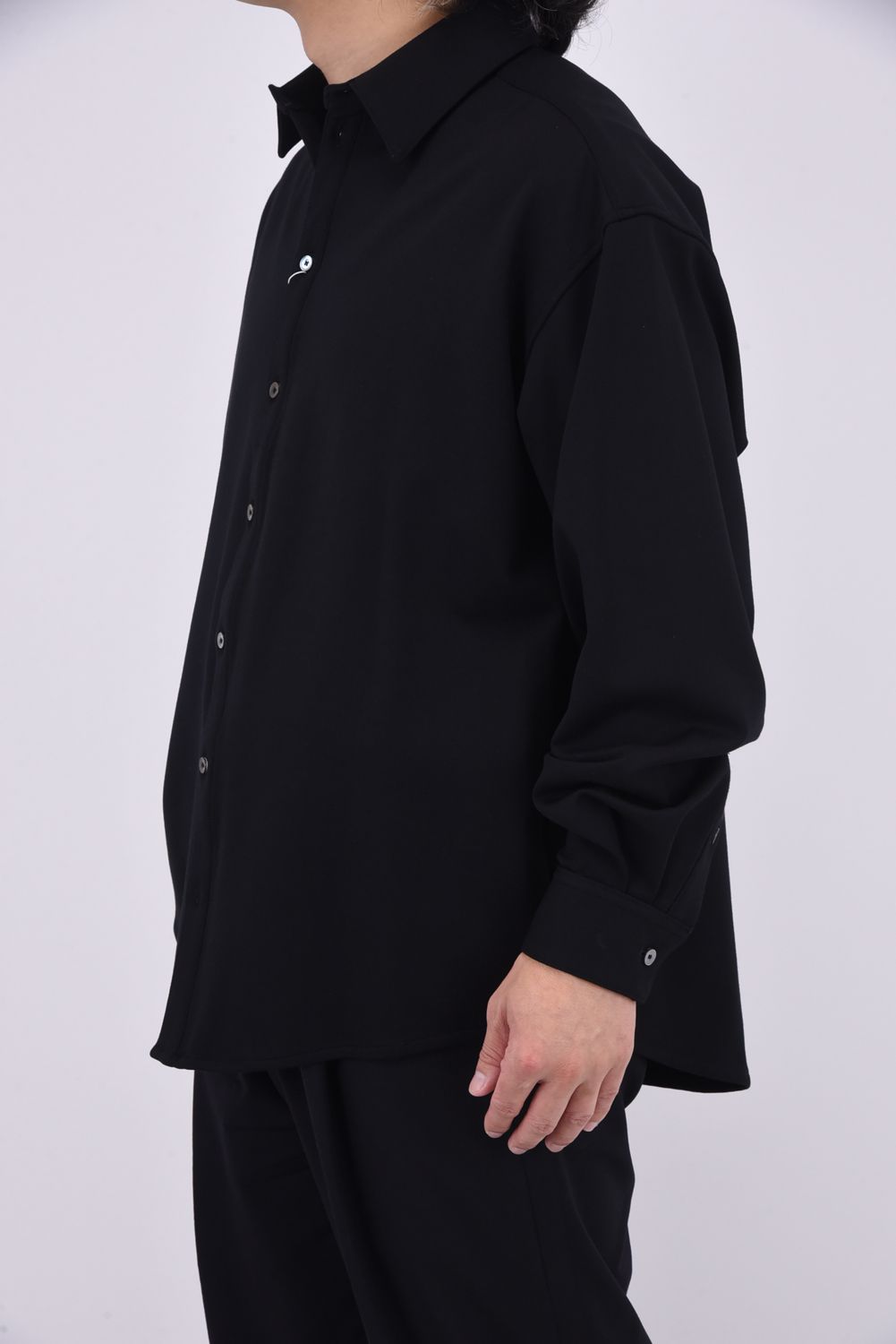 JERSEY JACK SHIRTS / 裏起毛 ジャックシャツ ブラック