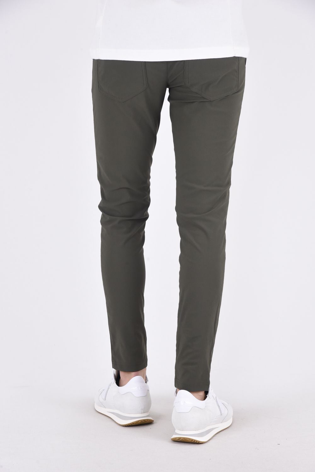 CHRIS EASY PANTS / 【定番】 高機能ナイロン マイクロファイバー スラックス イージーパンツ ナイロンカーキ
