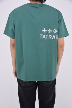 NUNKI (ヌンキ) / ブランドロゴ刺繍 ハーフスリーブ Tシャツ グリーン