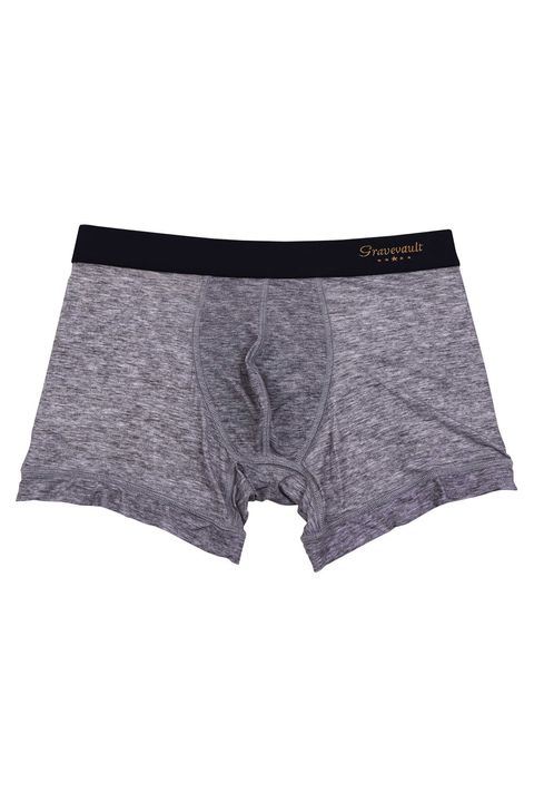 Plain Short Boxer - 杢グレー