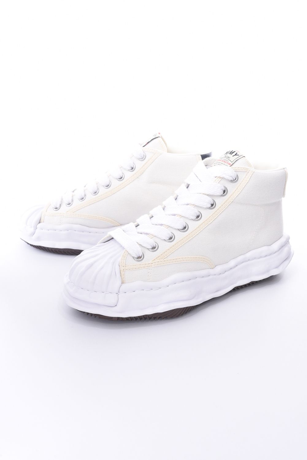 Maison MIHARA YASUHIRO - BLAKEY OG Sole Canvas High-top Sneaker / オリジナルソール  キャンバス ハイカットスニーカー ホワイト | gossip