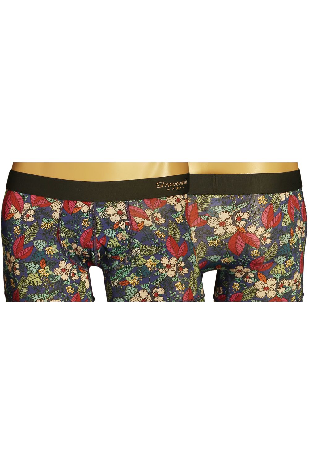 WILD FLOWERS Short Boxer - ブルーパープル