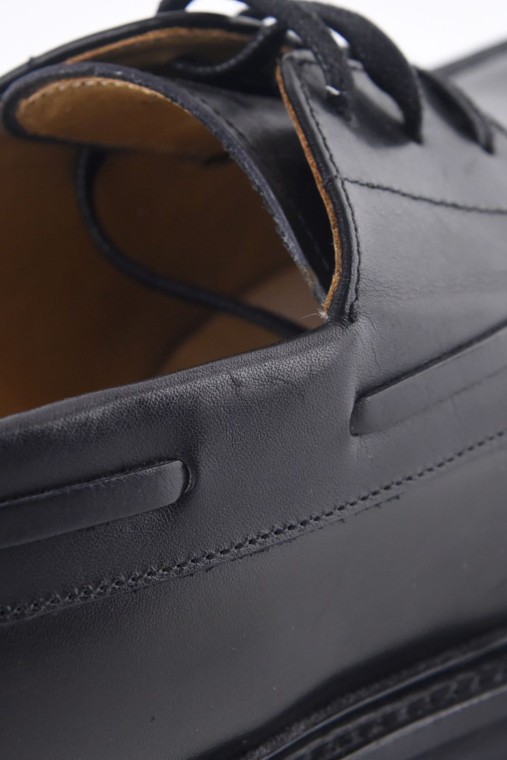 【訳ありアウトレット品】 SLOANE / デッキシューズ フレンチカーフ ブラック