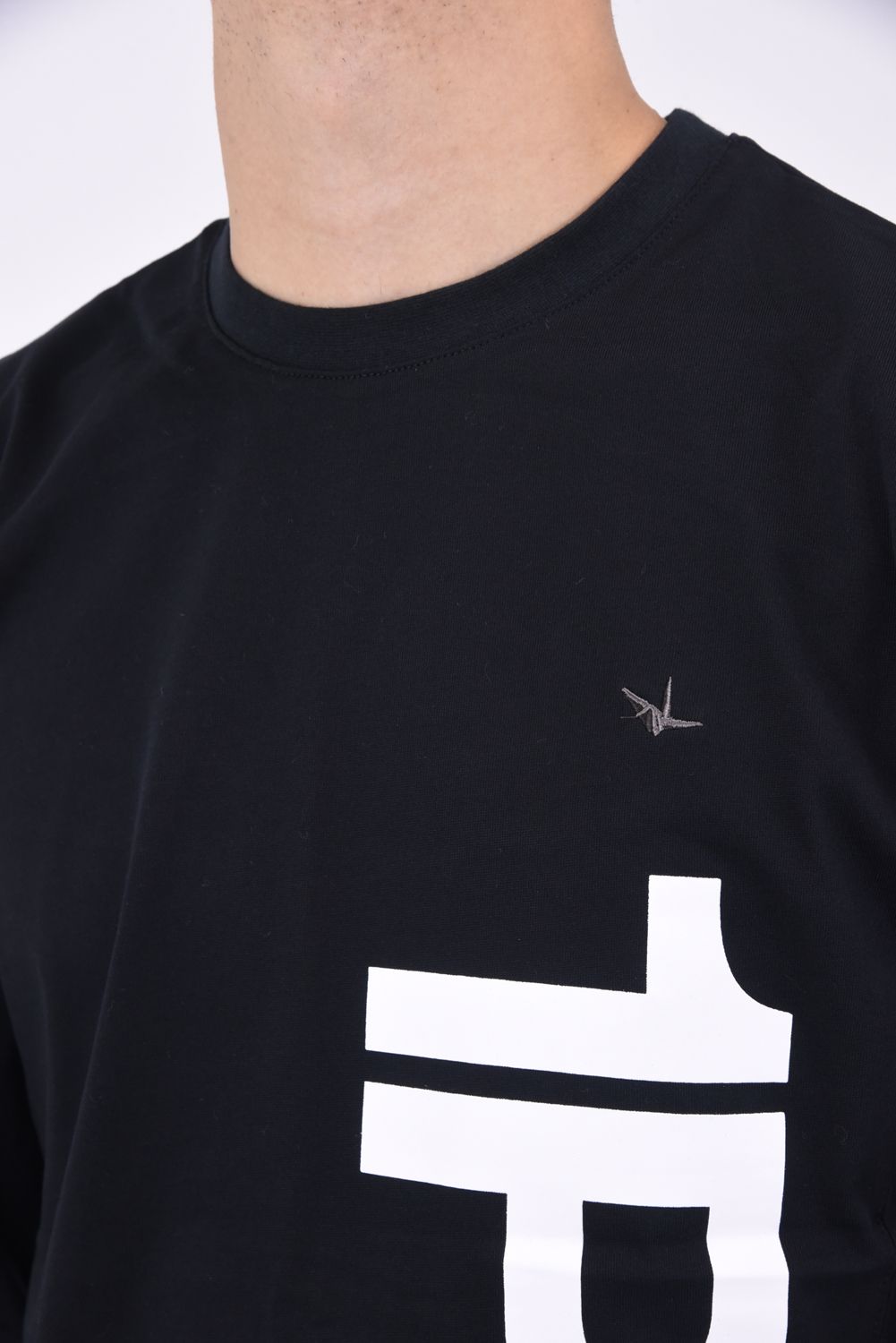 VERTICAL LOGO LONG-SLEEVED T-SHIRT / 縦ロゴ ロングスリーブ Tシャツ ブラック