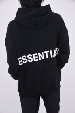 FOG ESSENTIALS - BOXY PULLOVER HOODIE / バックロゴ プリント 裏起毛  