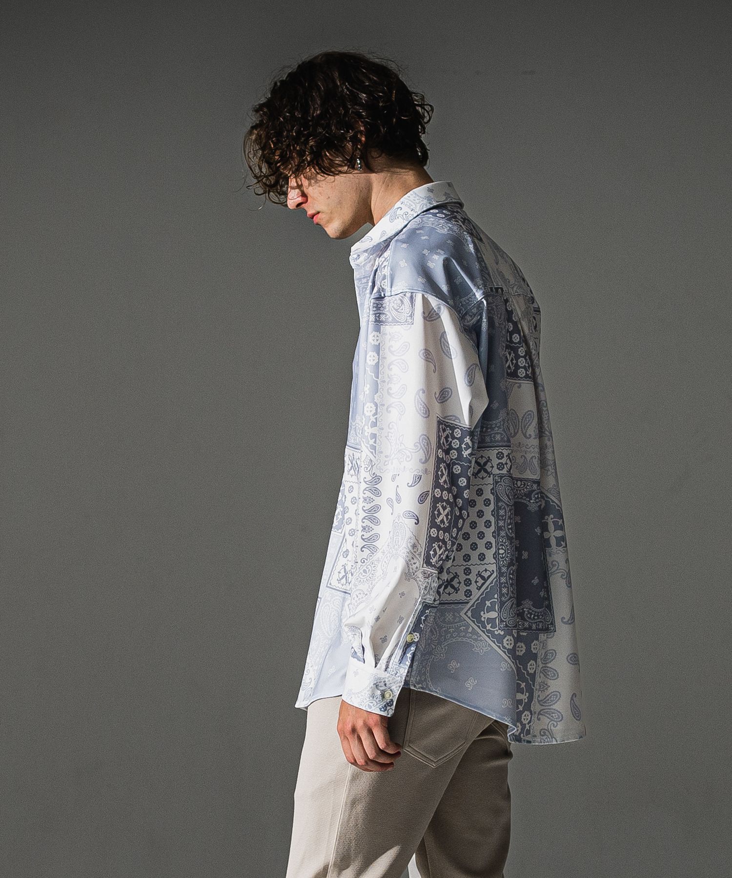 BANDANA JACKSHIRTS / バンダナ ジャックシャツ (ホワイトバンダナ) (8月末入荷予定) ※オーダー締切:5月23日(土)17時