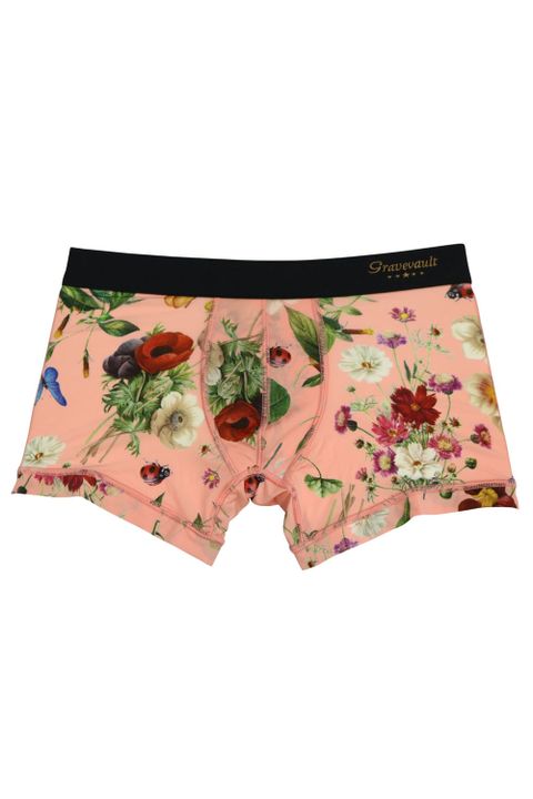 FLORA Short Boxer - ハイビスカスピンク