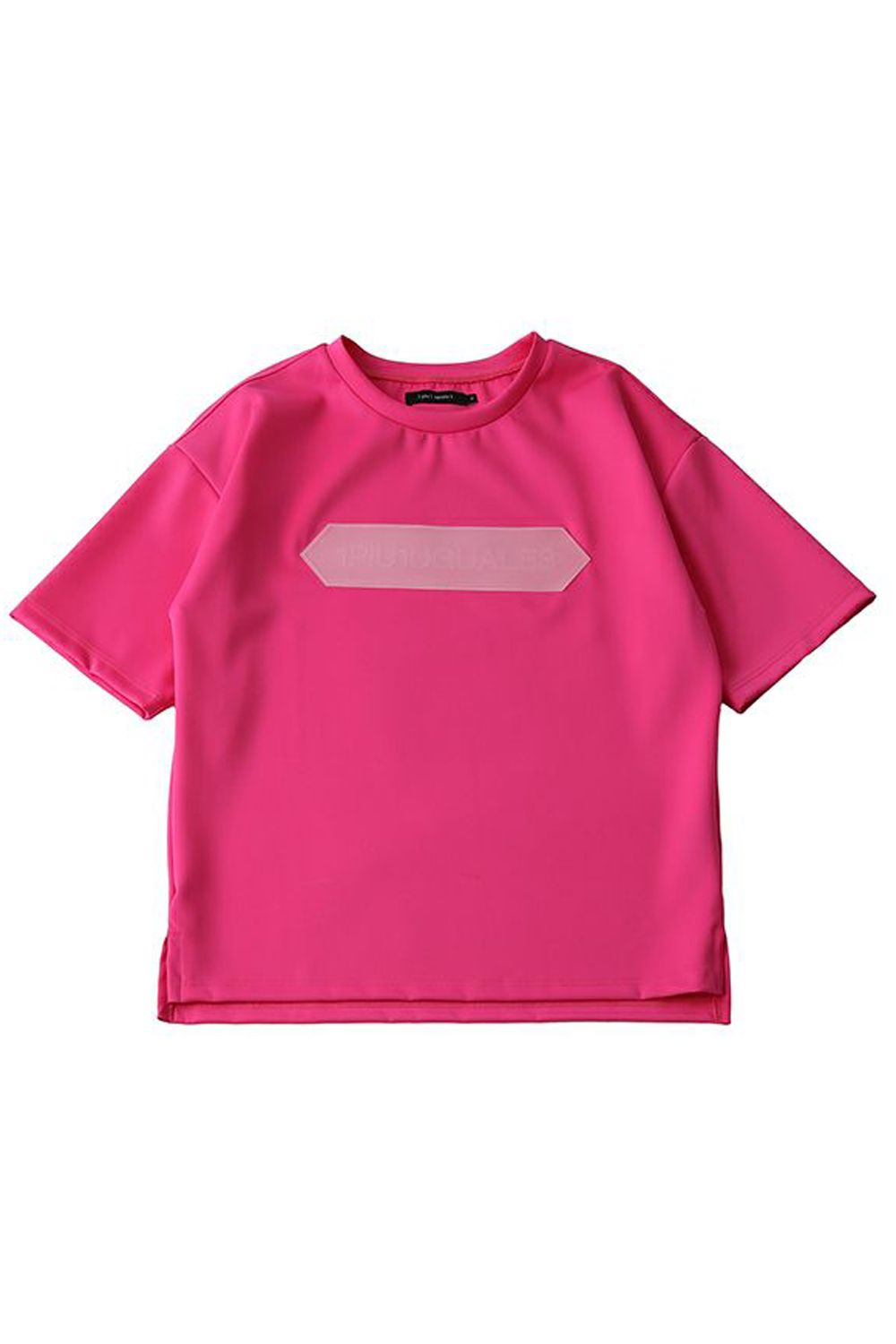 113 HEXAGON BIG T / 113 ヘキサゴンロゴ クルーネック 半袖 Tシャツ ピンク