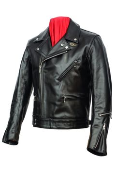 【受注オーダー】 441 REGULAR FIT CYCLONE (カウハイド/レッドキルティング)