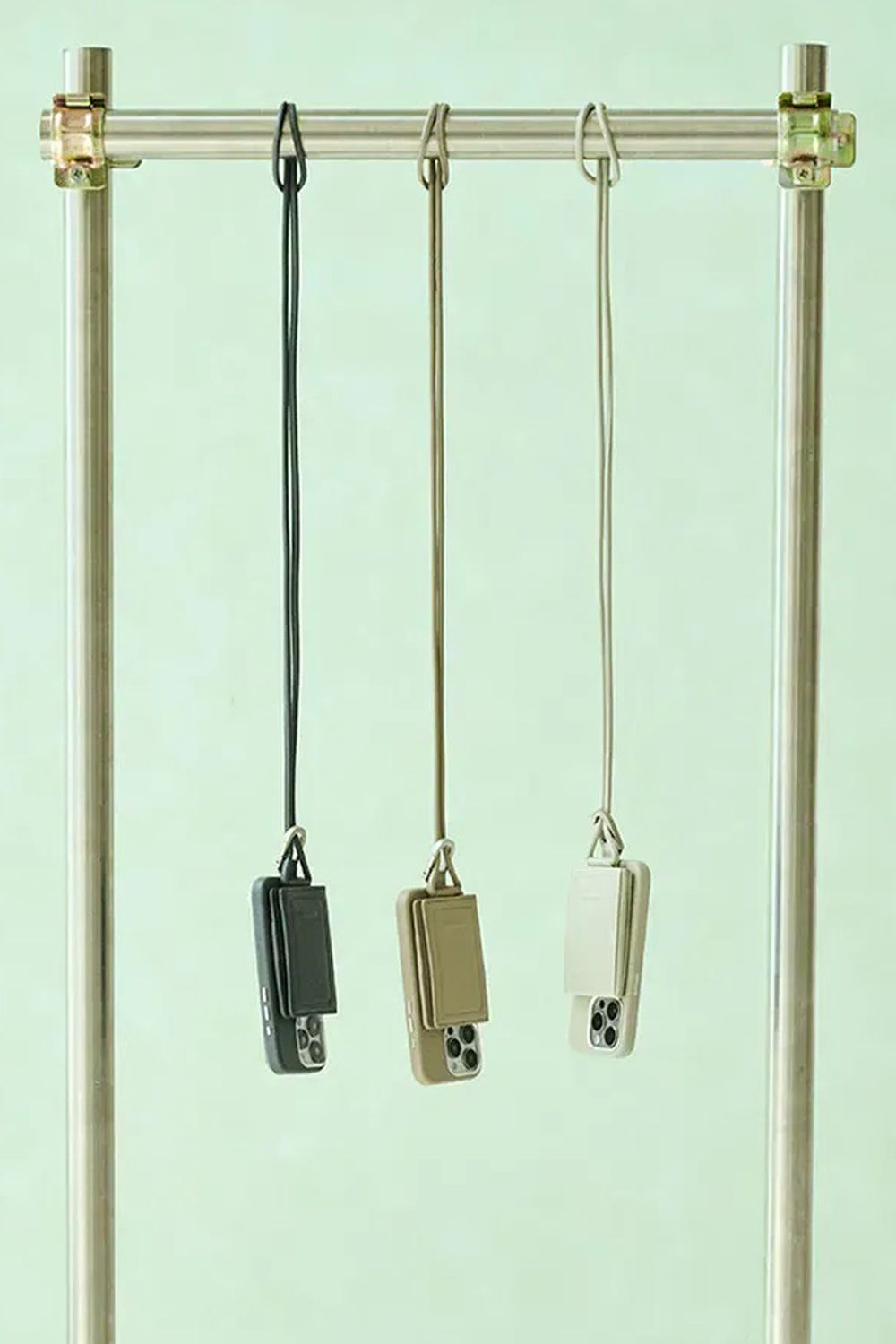 EXCHANGE-SHOULDER-CARDCASE-SET / ストラップ付き ショルダーコンポジションスリムカードケース (マシュマロ)