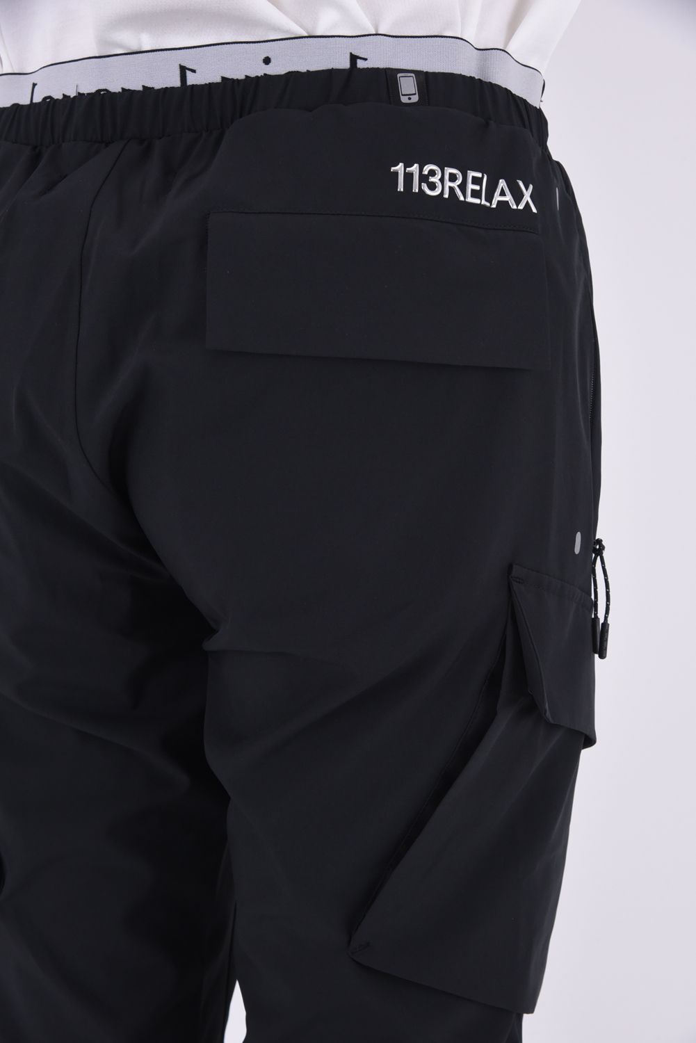 LIGHT CARGO PANTS / ロング丈 ライトカーゴパンツ ブラック