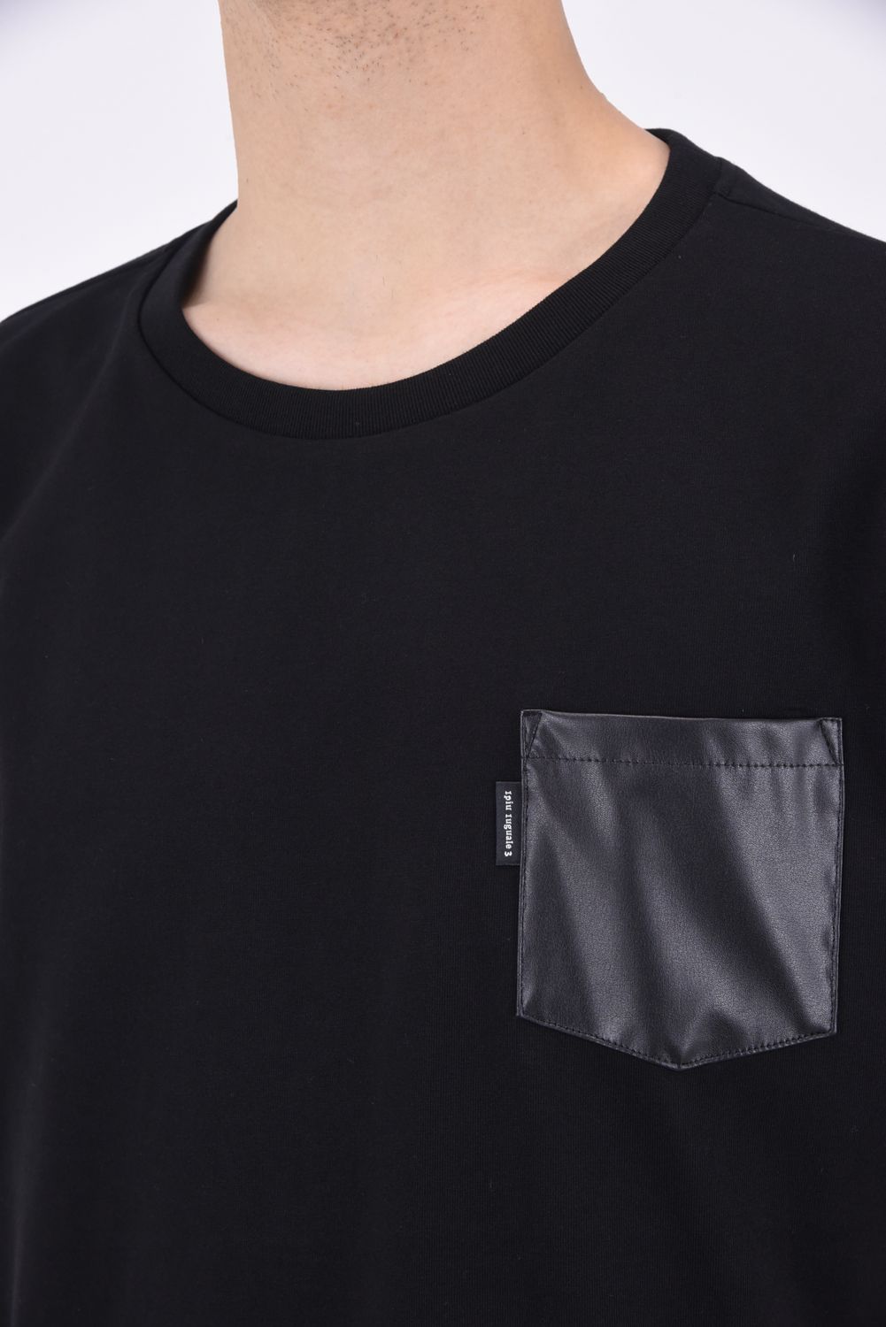 POCKET BIG T / ビッグシルエット ポケットTシャツ ブラック