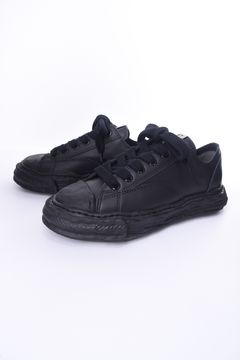 "PETERSON23" OG sole Leather Low-top Sneaker / オリジナルソール レザーローカット ブラック/ブラック