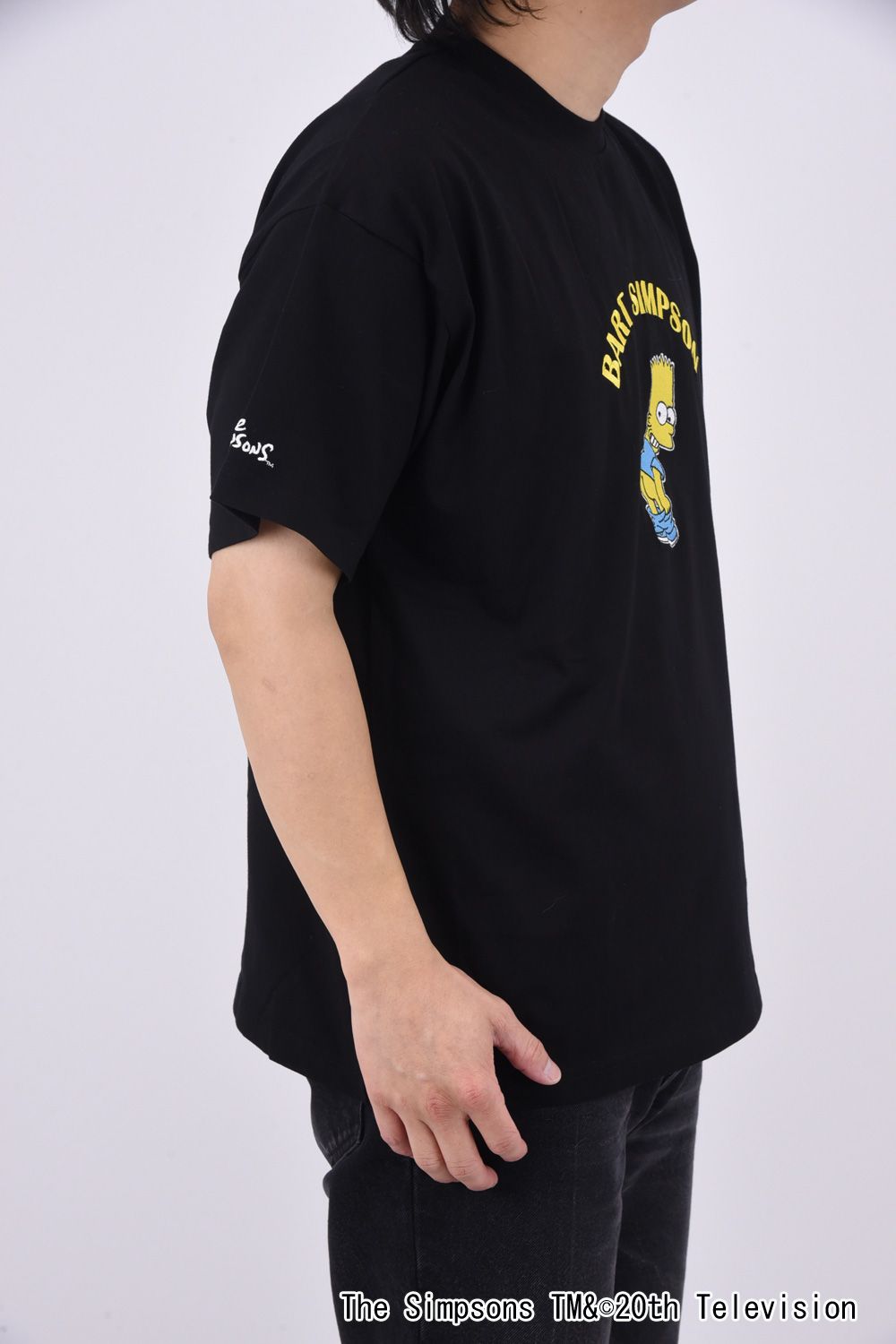BART SIMPSON T-SHIRT / シンプソンズプリント Tシャツ (ブラック)
