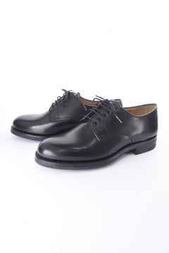 【訳ありアウトレット品】 ARCHWAY / プレーントゥ レザーシューズ フレンチカーフ ブラック