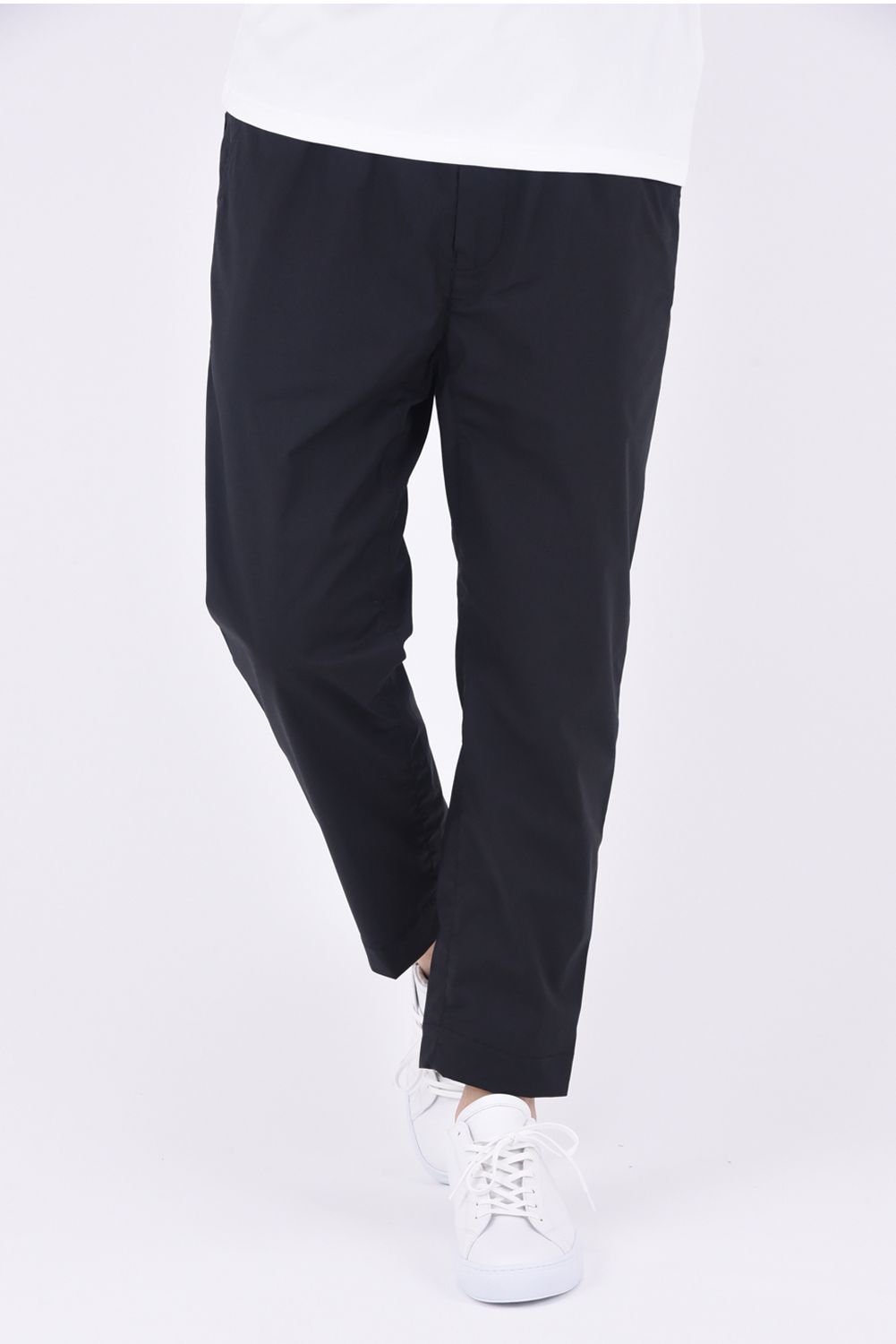 WR TAPERED CROPPED PANTS / テーパード クロップド パンツ ブラック