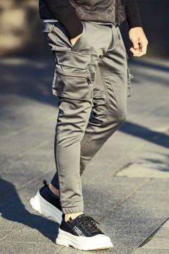 NEW CARGO PANTS / ドローコード カーゴパンツ (ダークグレー)