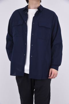 【White Mountaineering】 シャツ×ショーツスタイル
