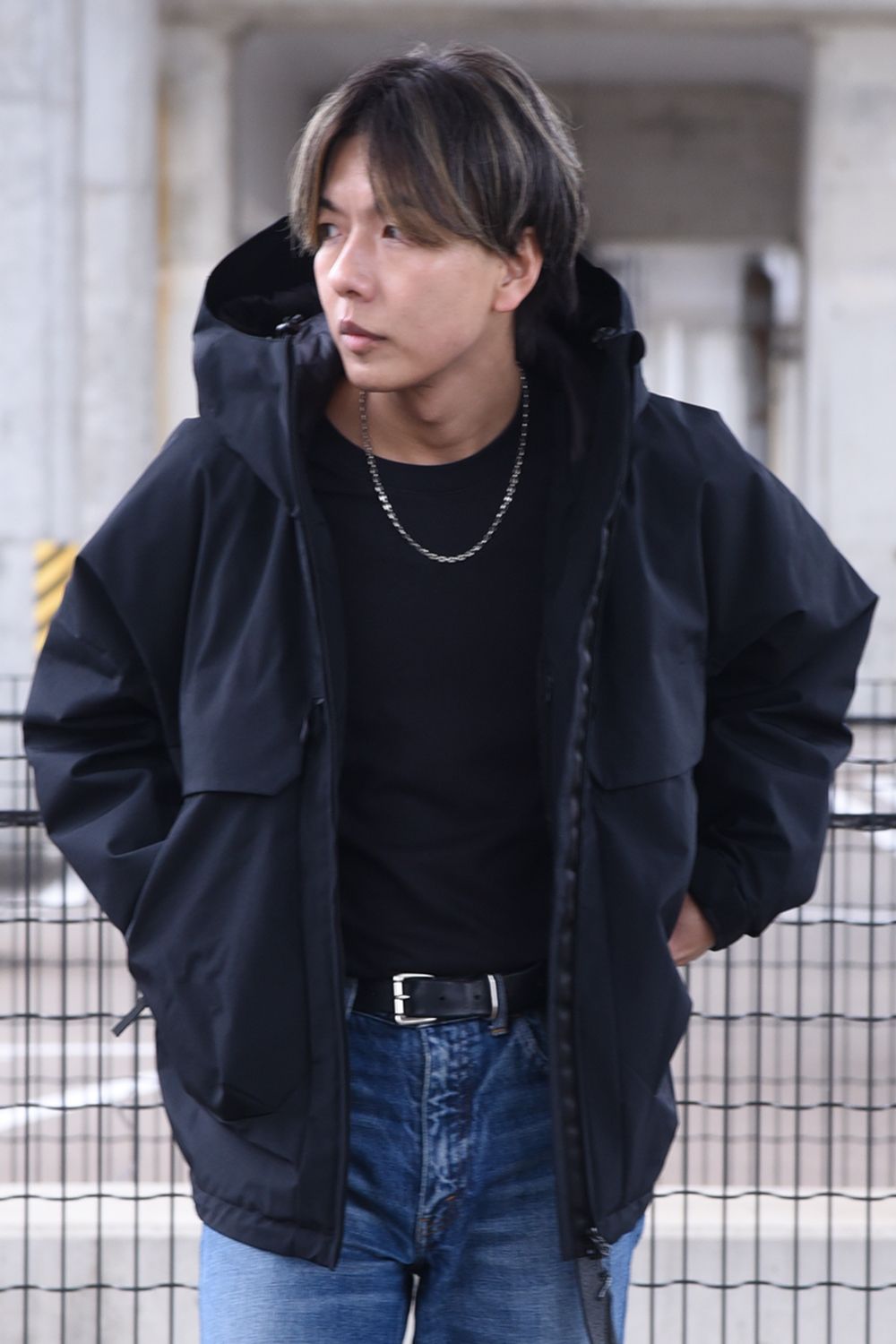 FISHERMANS DOWN JACKET / ゴアテックス フィッシャーマンズダウンジャケット (オブシディアンブラック)