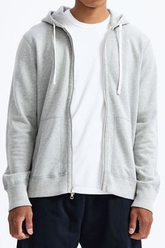 【国内正規品】 MIDWEIGHT TERRY FULL ZIP HOODIE / ミッドウェイトテリー フルジップパーカー ヘザーグレー