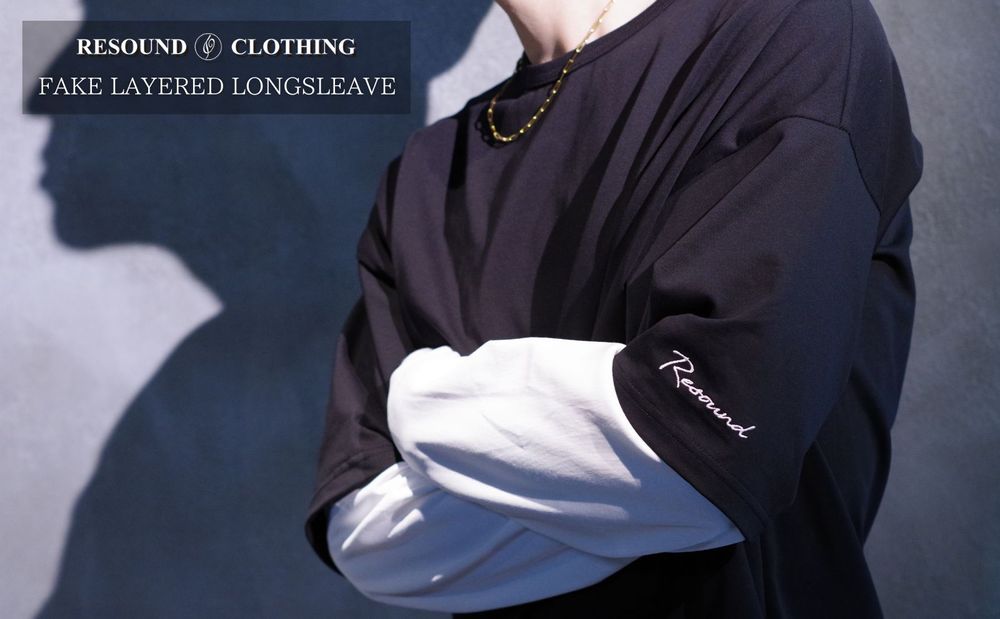 【RESOUND CLOTHING】 登板回数上位をお約束するフェイクレイヤードロンT